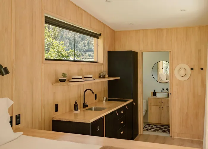 Hotel Earth Tones Tiny Homes &